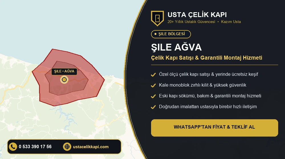 Şile Ağva Çelik Kapı Satış & Montaj Servisi